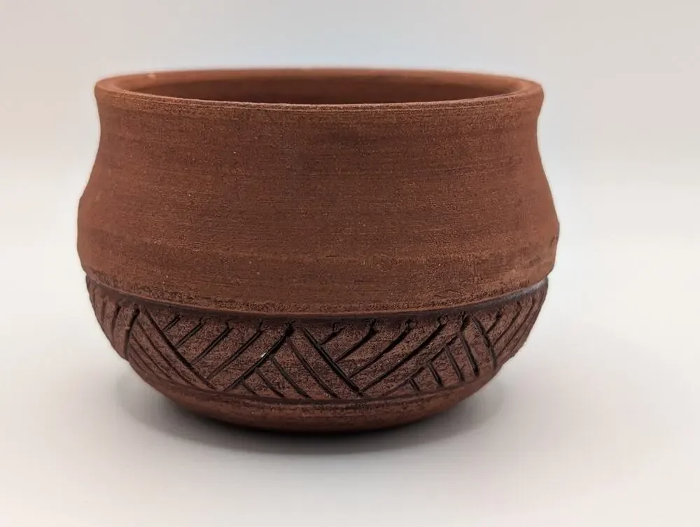 Handcrafted Canadian Pottery Bowl Signed Manik Picera Canada